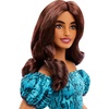 image:imageBarbie Fashionistas Style Doll 248 with Black Hair  Wearing Blue Floral Shorts with Blue Floral Tank Top Silver ShoesTeal Animal Print