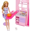 image:imageBarbie Weekend Escape House Playset  10 Accessories Including Cookies to Bake Kitten 4 Play Areas 2 Bunk Beds amp 360degree Play