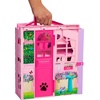 image:imageBarbie Weekend Escape House Playset  10 Accessories Including Cookies to Bake Kitten 4 Play Areas 2 Bunk Beds amp 360degree Play