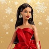 image:imageBarbie Signature 2026 Holiday Doll Brown Hair  Fashion Doll Wearing Red Gown with Bow Seasonal Collector Doll in Displayable Packaging amp Doll Stand
