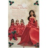 image:imageBarbie Signature 2026 Holiday Doll Brown Hair  Fashion Doll Wearing Red Gown with Bow Seasonal Collector Doll in Displayable Packaging amp Doll Stand