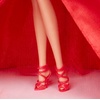 image:imageBarbie Signature Doll 2026 Holiday Blonde Fashion Doll Wearing Red Gown with Bow Seasonal Collector Doll in Displayable Packaging amp Doll Stand