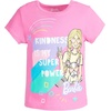 image:imageBarbie Girls 2Pack Short Sleeve TShirts Toddler to Big KidWhite  Pink