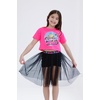 image:imageBarbie Girls 2Piece TShirt and Skort Set Toddler to Big Kid  Soft Breathable Fabric Elastic Waistband Comfortable Playwear Easy PullOn StylePink  Black
