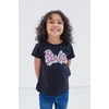 image:imageBarbie Girls 3Pack Short Sleeve TShirts Toddler to Big KidPink  Black