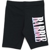 image:imageBarbie Girls Cropped Boxy TShirt and Bike Shorts Outfit Set Toddler to Big Kid Sizes 2T  1416Black