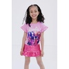 image:imageBarbie Girls Sequin TShirt and Metallic Skirt Set Toddler to Big KidPink