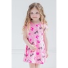 image:imageBarbie Girls Short Sleeve Skater Dress Toddler to Big KidPink