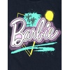 image:imageBarbie Girls TShirt and French Terry Shorts Outfit Set Toddler to Big KidPink  Black  Graffiti
