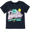 image:imageBarbie Girls TShirt and French Terry Shorts Outfit Set Toddler to Big KidPink  Black  Graffiti