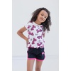 image:imageBarbie TShirt and Dolphin Active Shorts Outfit Set Modern Girls coordinated outfitPink  Black