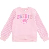 image:imageBarbie Girls Pullover Sweatshirt Toddler to Big KidPastel Pink