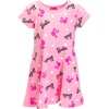 image:imageBarbie Girls Short Sleeve Skater Dress Toddler to Big KidPink