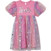 image:imageBarbie Girls Tulle Dress Toddler to Big Kid Sizes 2T  1416Pink  Rainbow