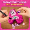 image:imageBarbie Gemstone Dig Kit with 10 Real Gems and Crystals for Kids Ages 4
