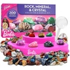 image:imageBarbie Rock Collection Box with 200 Rocks Minerals Crystals and Geode