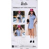 image:imageBarbie Signature Collectible Barbiestyle Fashion Doll Fashion Week Doll New York Street Style Clothes with Blue Dress Brown Coat and Accessories