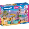 image:imagePlaymobil  Barbie x Barbie Waterpark  Summer Adventure with Barbie Nikki amp Daisy  Large Water Park with Real Water Slides amp Pool  for Children Aged 4  72120