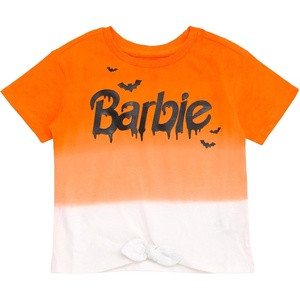 image:imageBarbie Girls Short Sleeve TShirt Toddler to Big KidOrange  Halloween