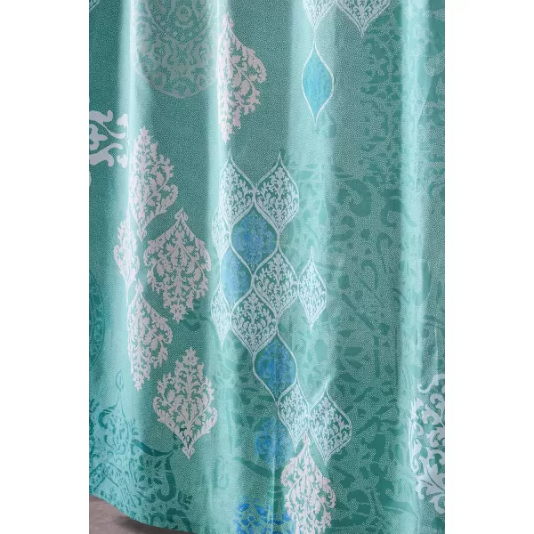 Maison d Hermine Shower Curtain 100 Cotton One Panel Darkening Bath Shower Curtains 70 Inch x72 Inch Easy Hanging with 12 Button Holes for Bathrooms Sweet Marbles15  Versailles