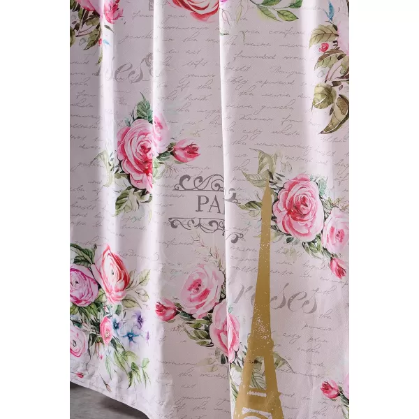 Maison d Hermine Shower Curtain 100 Cotton One Panel Darkening Bath Shower Curtains 70 Inch x72 Inch Easy Hanging with 12 Button Holes for Bathrooms Sweet Marbles21  Champ De Mars