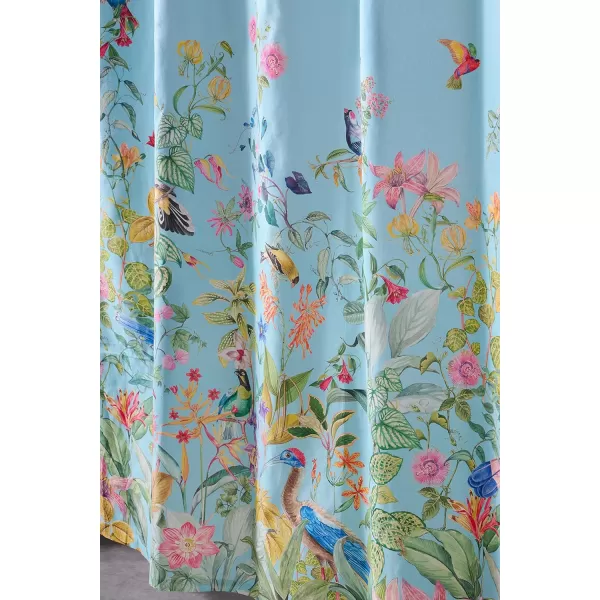 Maison d Hermine Shower Curtain 100 Cotton One Panel Darkening Bath Shower Curtains 70 Inch x72 Inch Easy Hanging with 12 Button Holes for Bathrooms Sweet Marbles5  Paradisio