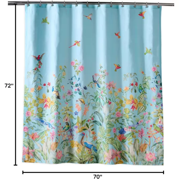 Maison d Hermine Shower Curtain 100 Cotton One Panel Darkening Bath Shower Curtains 70 Inch x72 Inch Easy Hanging with 12 Button Holes for Bathrooms Sweet Marbles5  Paradisio