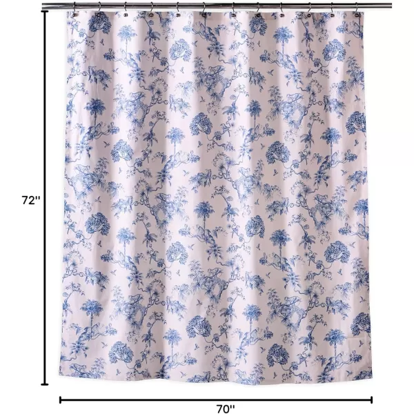 Maison d Hermine Shower Curtain 100 Cotton One Panel Darkening Bath Shower Curtains 70 Inch x72 Inch Easy Hanging with 12 Button Holes for Bathrooms Sweet Marbles4  Bonobo
