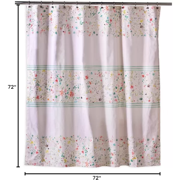 Maison d Hermine Shower Curtain 100 Cotton One Panel Darkening Bath Shower Curtains 70 Inch x72 Inch Easy Hanging with 12 Button Holes for Bathrooms Sweet Marbles13  Colmar