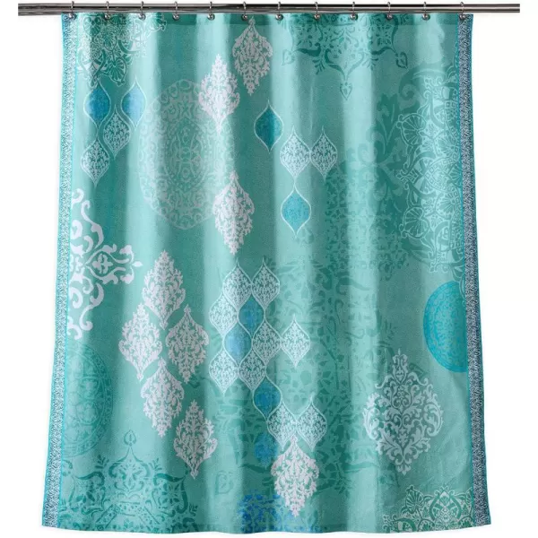 Maison d Hermine Shower Curtain 100 Cotton One Panel Darkening Bath Shower Curtains 70 Inch x72 Inch Easy Hanging with 12 Button Holes for Bathrooms Sweet Marbles15  Versailles