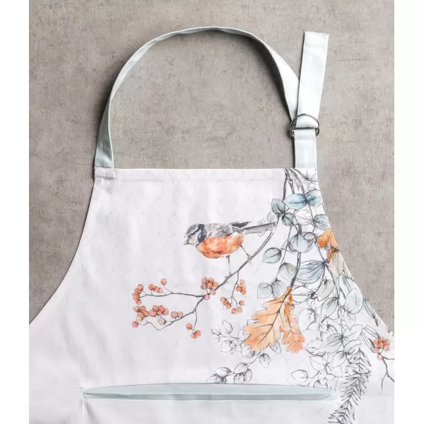 Maison d Hermine 100 Cotton Kitchen Apron Adjustable Neck Strap Apron for Women Men Chef Cooking 2750x315013  Whitish Shabby Chique