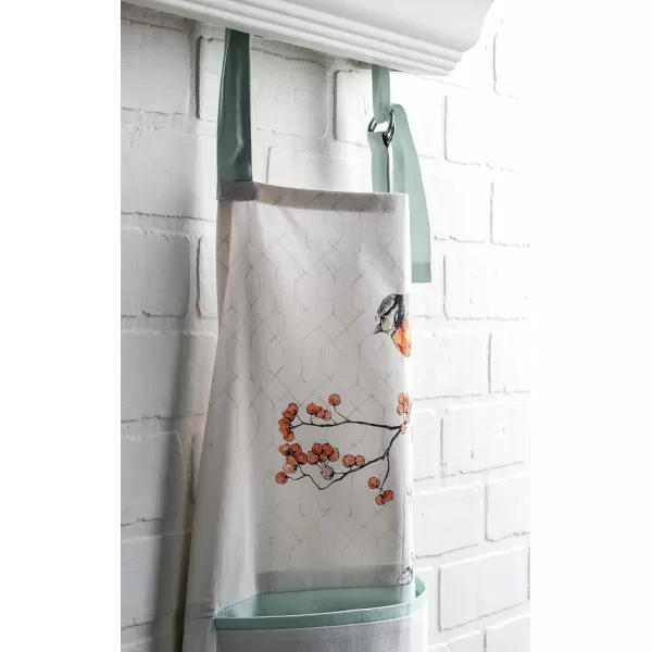Maison d Hermine 100 Cotton Kitchen Apron Adjustable Neck Strap Apron for Women Men Chef Cooking 2750x315013  Whitish Shabby Chique