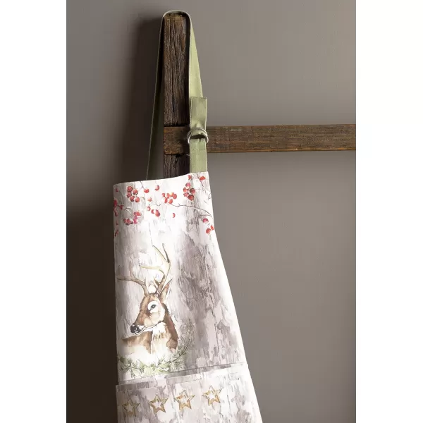 Maison d Hermine 100 Cotton Kitchen Apron Adjustable Neck Strap Apron for Women Men Chef Cooking 2750x315026  Mountain Life