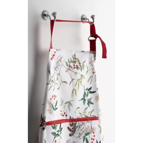 Maison d Hermine 100 Cotton Kitchen Apron Adjustable Neck Strap Apron for Women Men Chef Cooking 2750x315028  Noel