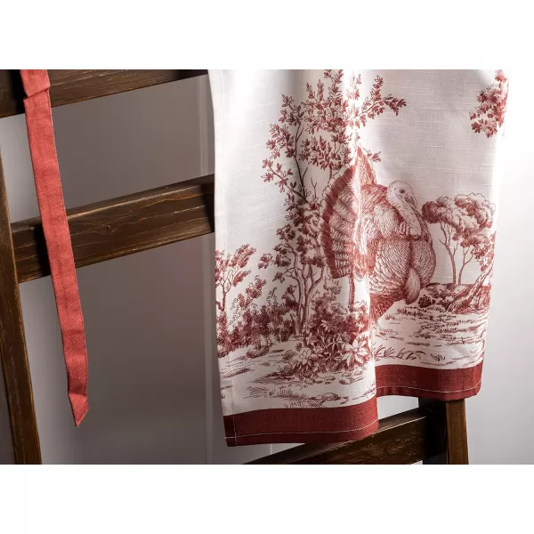 Maison d Hermine 100 Cotton Kitchen Apron Adjustable Neck Strap Apron for Women Men Chef Cooking 2750x315038  Holy Jouy  Red