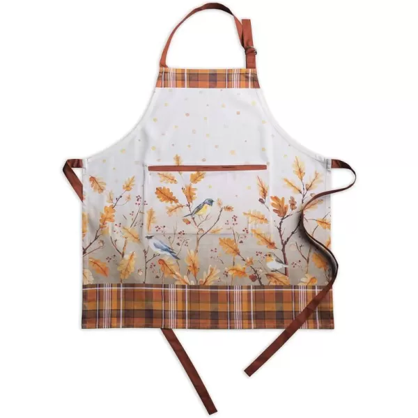 Maison d Hermine 100 Cotton Kitchen Apron Adjustable Neck Strap Apron for Women Men Chef Cooking 2750x315014  Oak Leaves