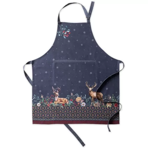 Maison d Hermine 100 Cotton Kitchen Apron Adjustable Neck Strap Apron for Women Men Chef Cooking 2750x315031  Christmas Joy