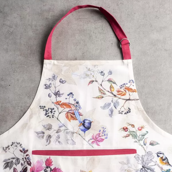 Maison d Hermine 100 Cotton Kitchen Apron Adjustable Neck Strap Apron for Women Men Chef Cooking 2750x315002  Equinoxe  Beige