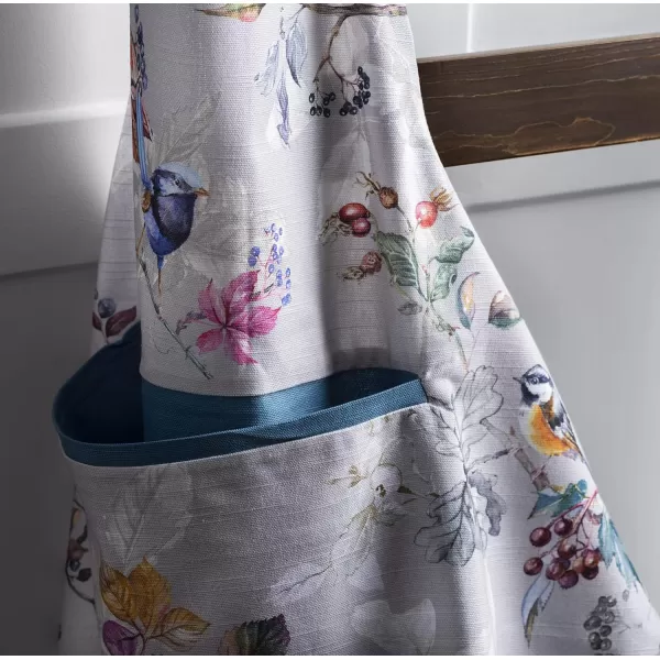 Maison d Hermine 100 Cotton Kitchen Apron Adjustable Neck Strap Apron for Women Men Chef Cooking 2750x315003  Equinoxe  Grey
