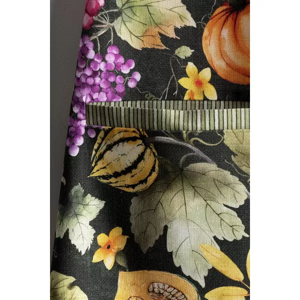 Maison d Hermine 100 Cotton Kitchen Apron Adjustable Neck Strap Apron for Women Men Chef Cooking 2750x315011  Pumpkin Garden  Dark Green