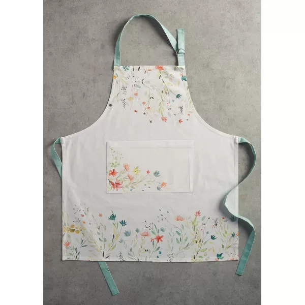 Maison d Hermine 100 Cotton Kitchen Apron with an Adjustable Neck with Long Ties for Women Men Chef01  Colmar