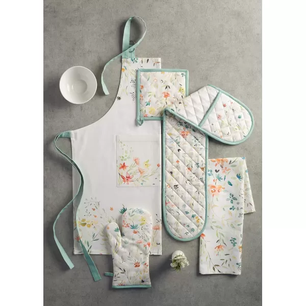 Maison d Hermine 100 Cotton Kitchen Apron with an Adjustable Neck with Long Ties for Women Men Chef01  Colmar