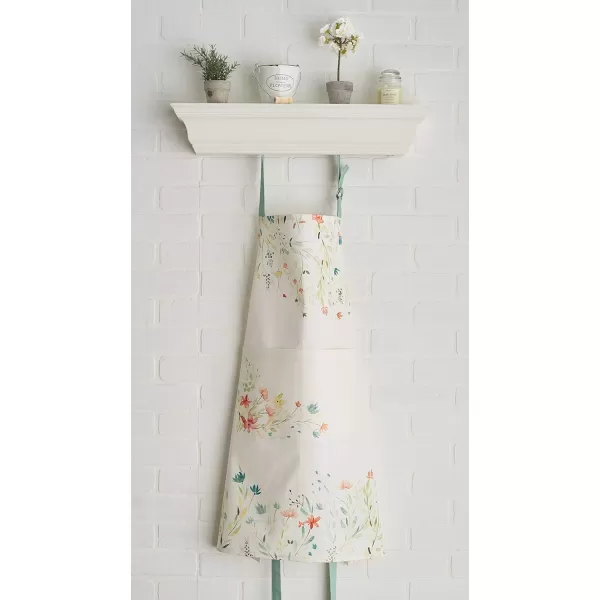 Maison d Hermine 100 Cotton Kitchen Apron with an Adjustable Neck with Long Ties for Women Men Chef01  Colmar