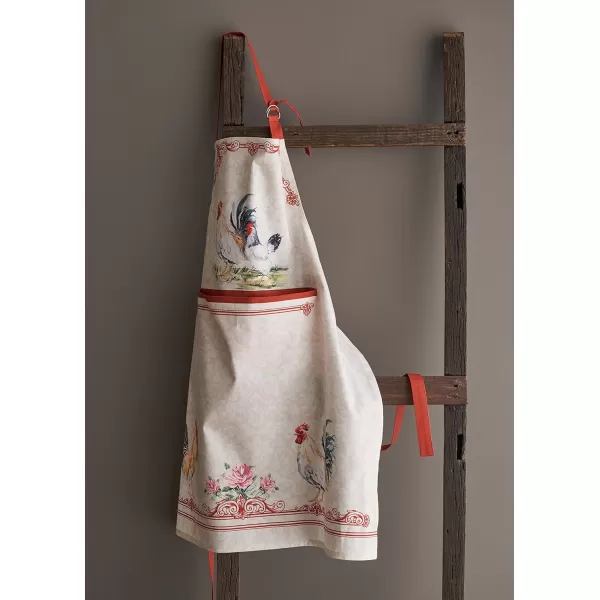 Maison d Hermine 100 Cotton Kitchen Apron with an Adjustable Neck with Long Ties for Women Men Chef02  Campagne