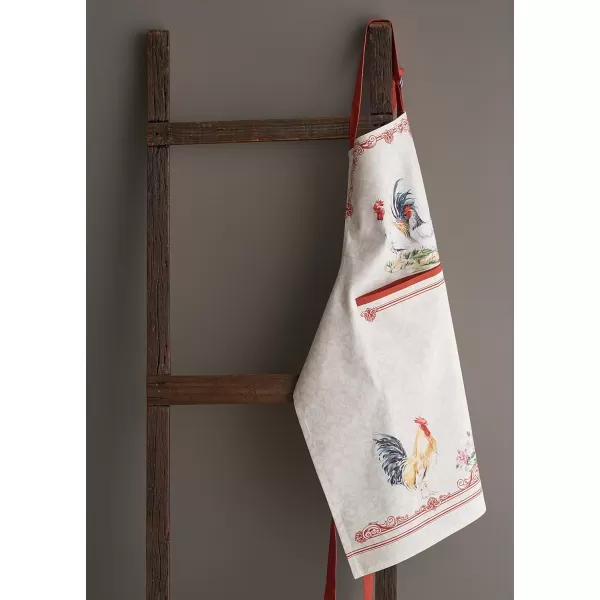 Maison d Hermine 100 Cotton Kitchen Apron with an Adjustable Neck with Long Ties for Women Men Chef02  Campagne