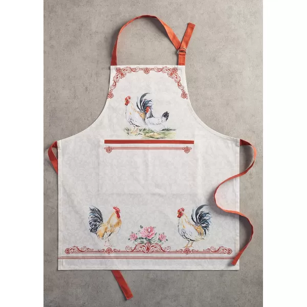 Maison d Hermine 100 Cotton Kitchen Apron with an Adjustable Neck with Long Ties for Women Men Chef02  Campagne