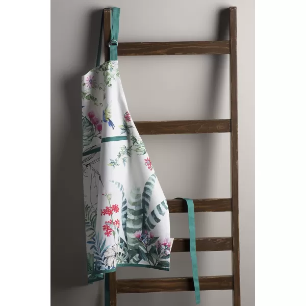 Maison d Hermine 100 Cotton Kitchen Apron with an Adjustable Neck with Long Ties for Women Men Chef03  Tropiques