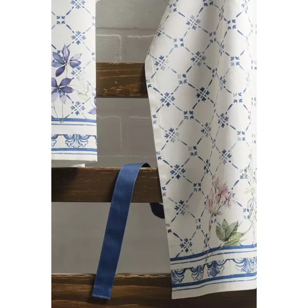 Maison d Hermine 100 Cotton Kitchen Apron with an Adjustable Neck with Long Ties for Women Men Chef05  Faience
