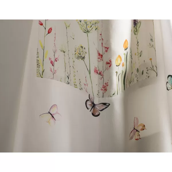 Maison d Hermine 100 Cotton Kitchen Apron with an Adjustable Neck with Long Ties for Women Men Chef08  Botanical Fresh