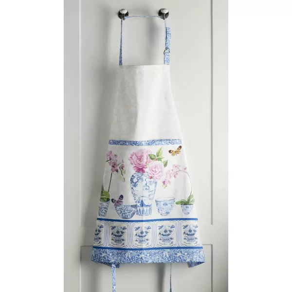 Maison d Hermine 100 Cotton Kitchen Apron with an Adjustable Neck with Long Ties for Women Men Chef11  Canton
